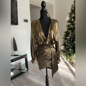 Gold Holiday Dress